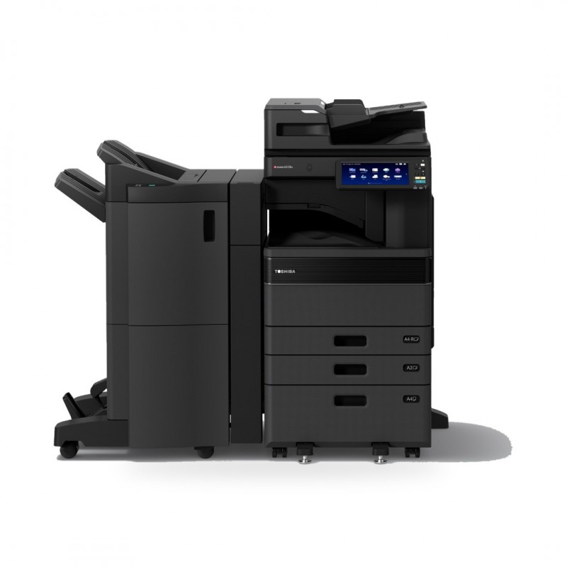 Toshiba e-STUDIO5538A với bộ nạp DSDF và bộ hoàn thiện tài liệu finisher tùy chọn